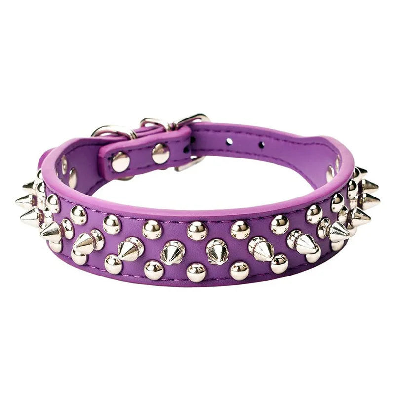 Anti-bite Spiked Studded Pet Dog Collar for Small Medium Large Dogs Sport Padded Bulldog Pug Puppy Big Dog Collars Pets Supplies