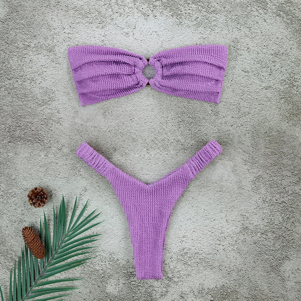 Sexy Bikini 2026 Swimsuit Women Swimwear Push Up Bikini Set Thong Brazilian Bathing Suit Beach Wear Biquini Bather Female