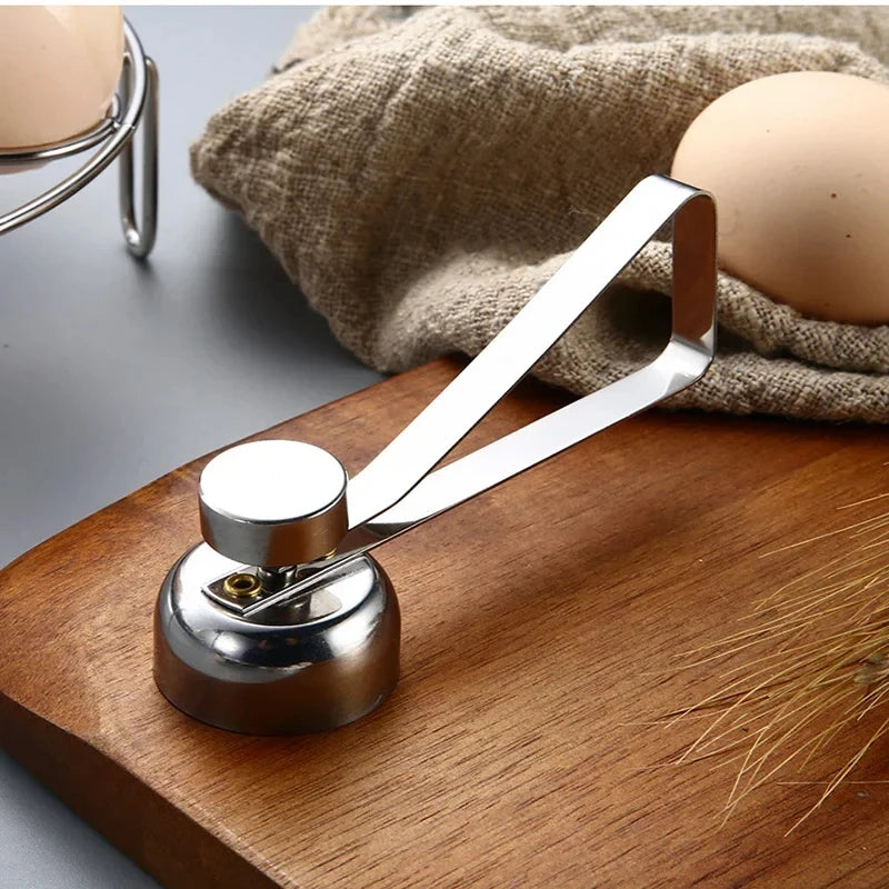 New Originality Stainless Steel Egg Shell Opener Eggshell Separator Household Single Head Egg Opener Kitchen Small Tool