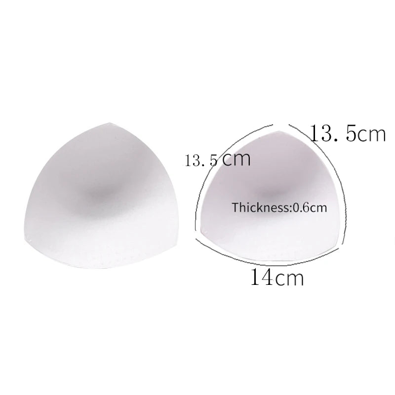 1/2/3Pair Removeable Push Up Pads Bra Pad Triangle Bra Padding Inserts Chest Cups Pads for Swimsuit Bikini Padding Intimates