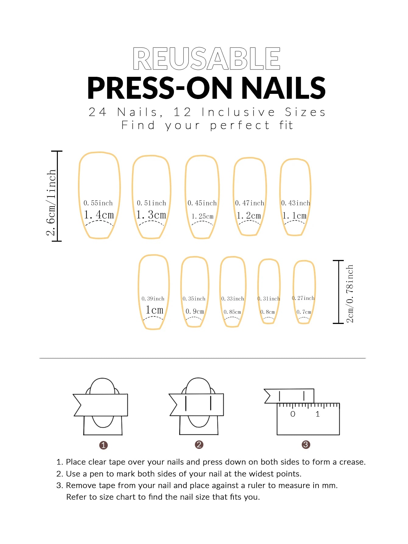 ARTAUG 24pcs Glossy Pink Press On Nails Medium Square Fake Nail Elegantstyle False Nail Full Cover Fake Nail For Stylish Women