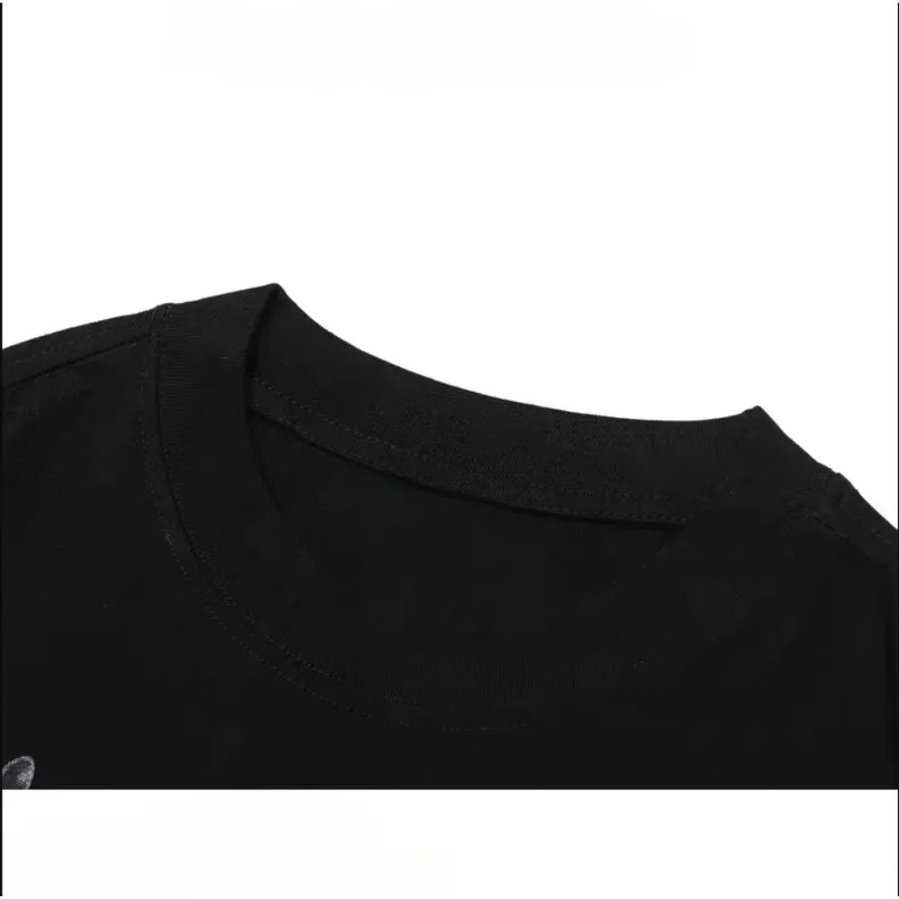 Honda Men's and Women's T-shirt Summer Trendy Brand Tee Honda Offset Short-sleeved Spring and Autumn Motorcycle Cycling Top