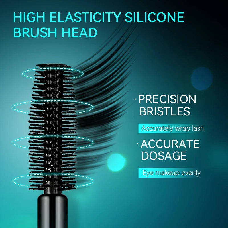 Mascara, waterproof and sweat proof, fast drying and anti smudge, long-lasting makeup, Create thick & natural eye makeup