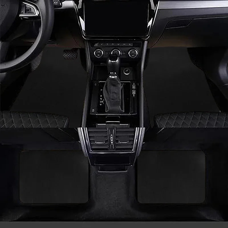 Universal Car Floor Mat Front & Rear Automotive Carpet Floor Mats For Auto SUV Sedans Vans Accessories Dirt and wear-resistant