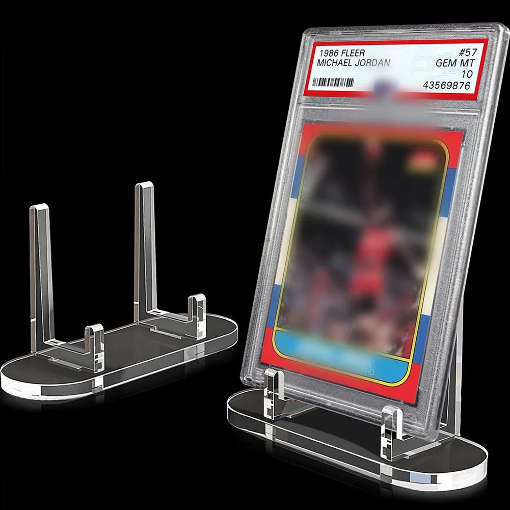 Clear Acrylic Trading Card Display Stand for PSA Graded Cards Sports Card Holder