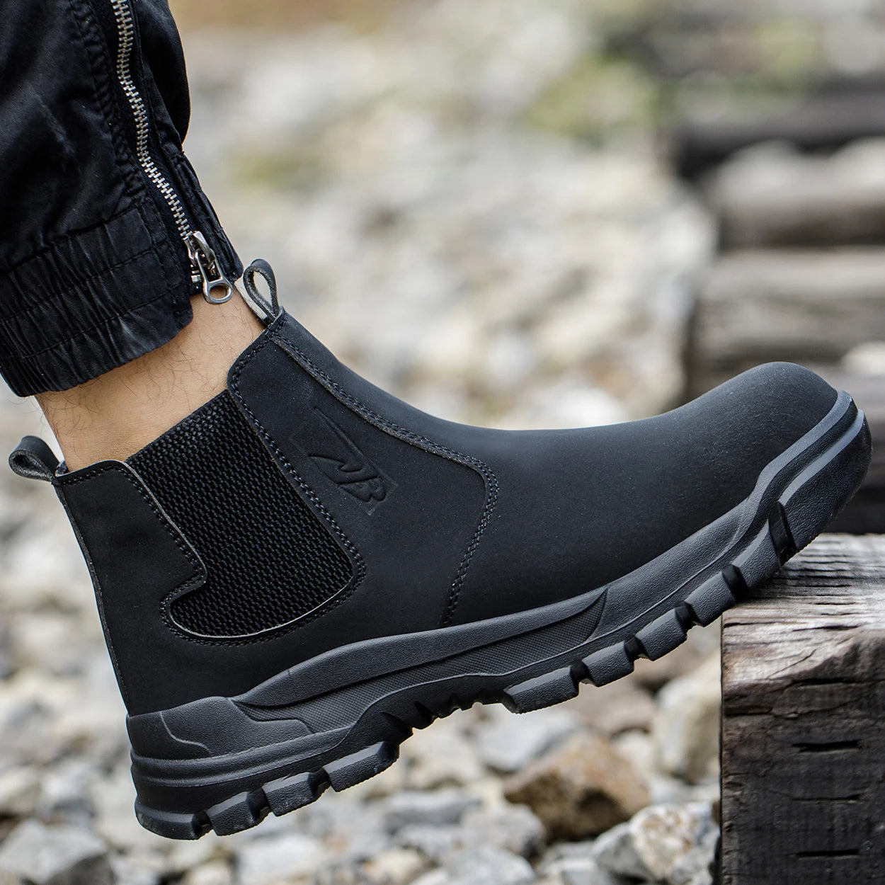 Water Proof Safety Work Shoes For Men Steel Head Leather Boots Male Footwear Indestructible Construction Work Shoes Brown