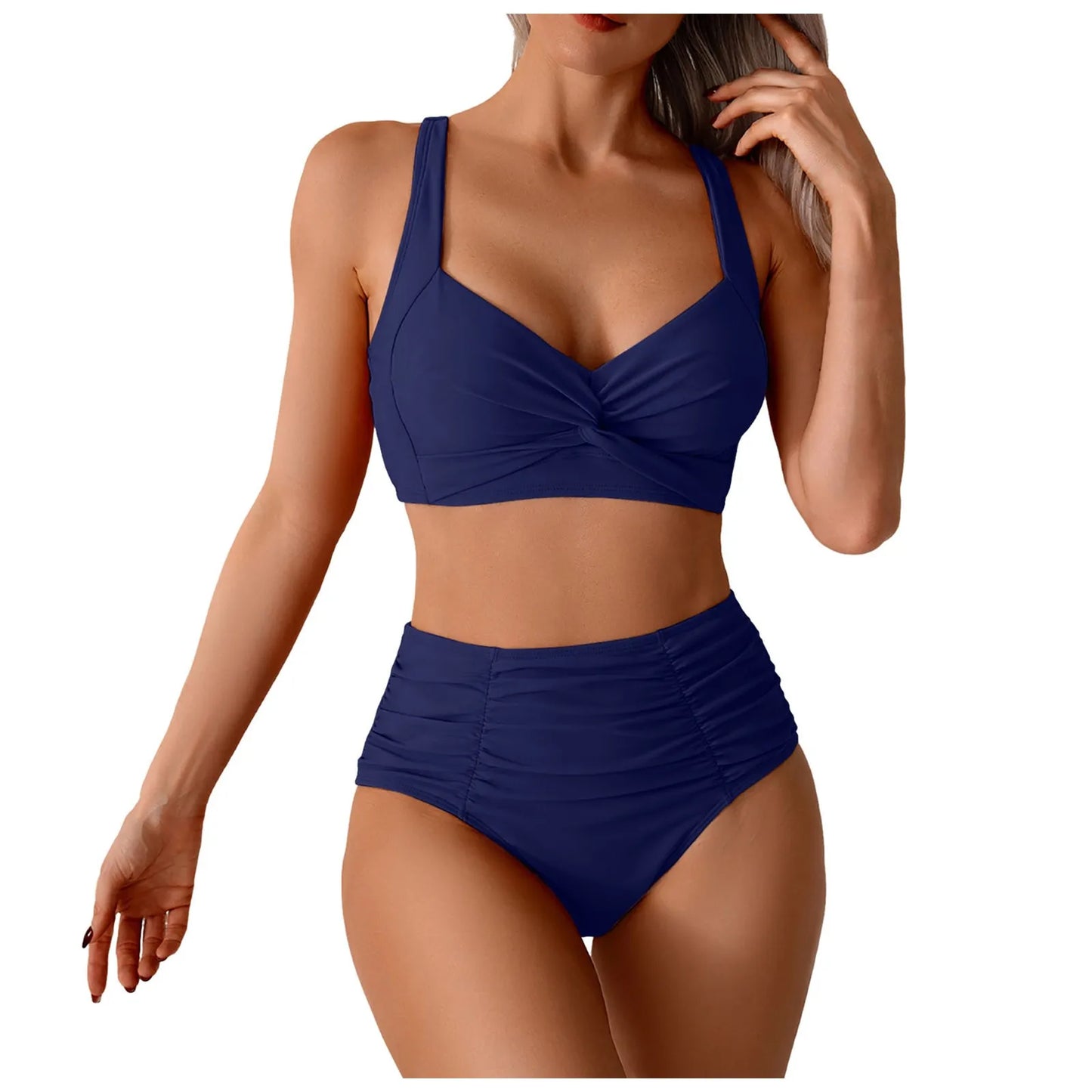 Summer Swimsuit Women Sexy Bikini Set Women Two Piece Swimsuit Sexy Two Piece High Waist Bikini Women Clothing купальник
