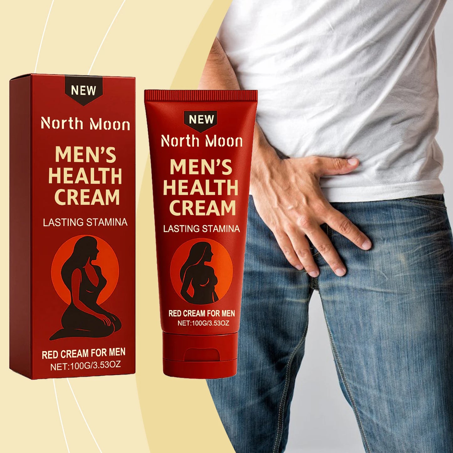 Men's Daily Moisturizing Body Care Cream – Nourishing & Revitalizing Lotion for All Skin Boosts Vitality Body Care for Men