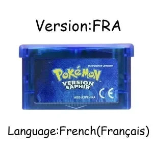 USA/EUR/ESP/ITA/NOE/FRA Pokemon Series Video Game Cartridge Pokemon Emerald FireRed LeafGreen Ruby Sapphire for GBA