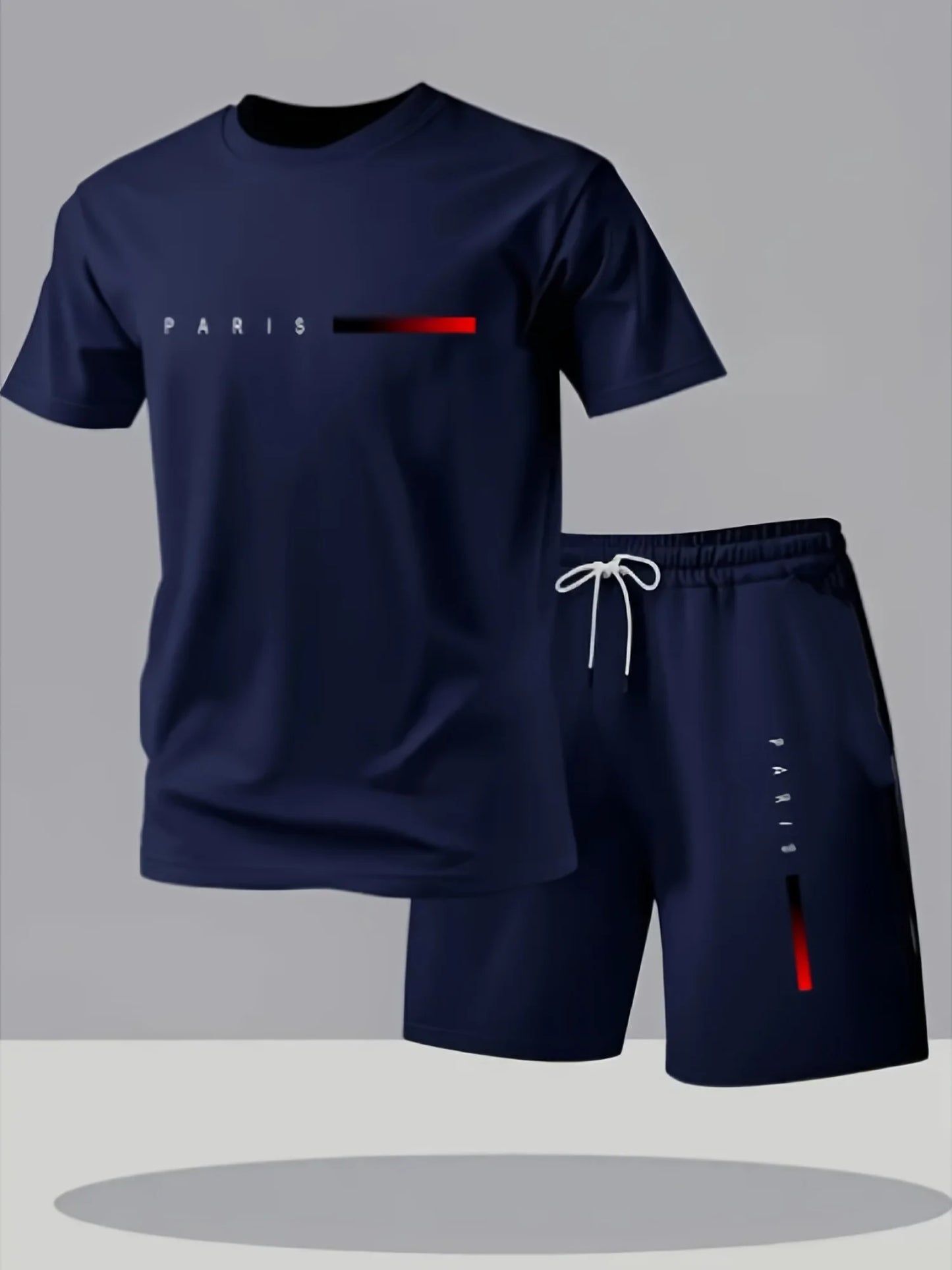 Summer Quick Drying Men's Sets Fashion tracksuits Casual Breathable Short Sleeve 2D Printed Sports T-shirt+Shorts Basketball Set