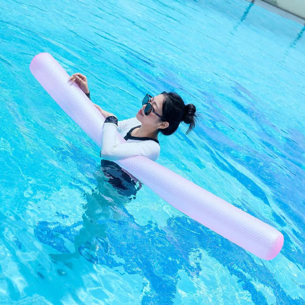 Rooxin Inflatable Swim Stick Pool Float Stick Swim Ring Tube Water Floating Ring Water Hammock Swimming Circle Pool Beach Float