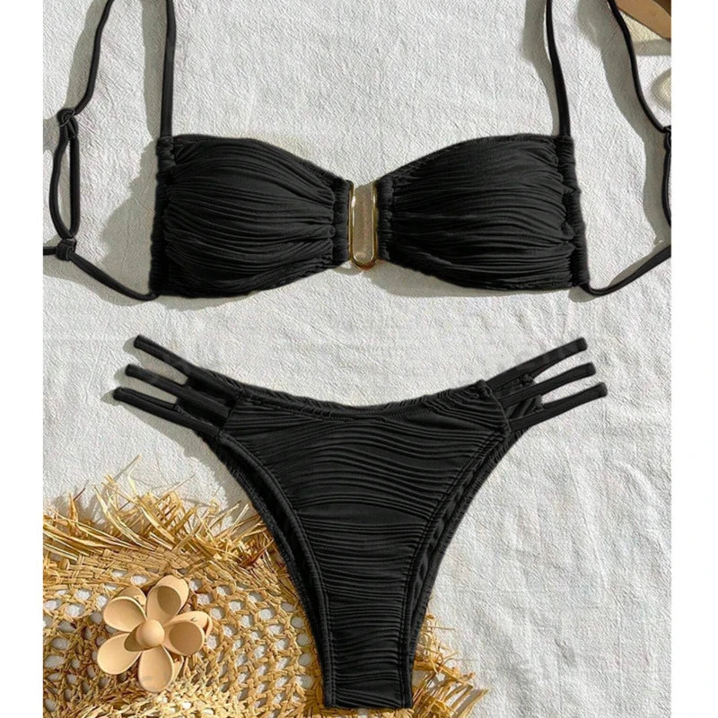 Sexy Bikinis 2026 Women's Swimwear Female Swimsuit For Swimming Wear Bathing Suits Brazilian Bikini Set Beachwear Pool Bather