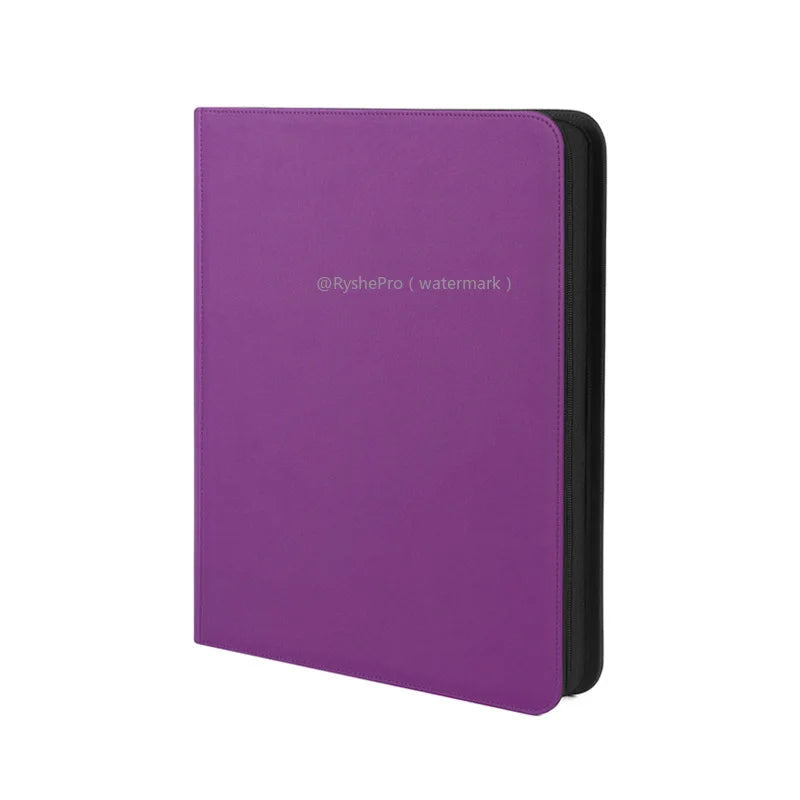 9 Pocket Card Binder for YuGiOh MTG TCG Game Card Holder Holds 252+ Top Loaders Waterproof Card Storage Album