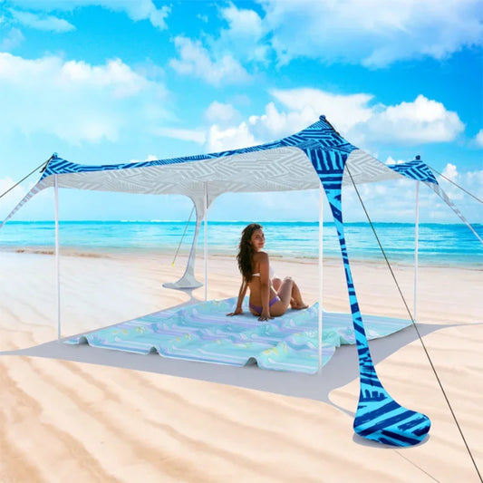 Sunshade Beach Tent Sunscreen Vacation Tent Beach Party   Carpas Para Jardin Umbrella  Beach Awning Tent Sun Protection