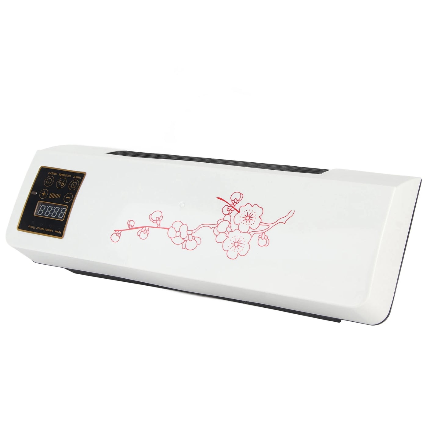 Air Heater Fan Electric Air Conditioner Fan Wall Mount Easy  Temperature  Timer Heating and Cooling Fan Electric Heating Fan