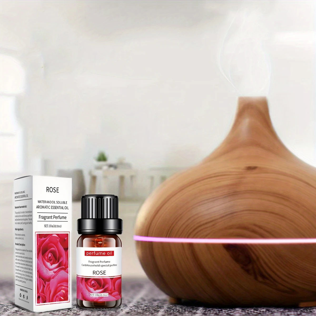 12 Kinds Of Organic Essential Oils, Aromatherapy Essential Oil Kit For Diffuser, Humidifiers, Aromatherapy, Candle Making(10ml)