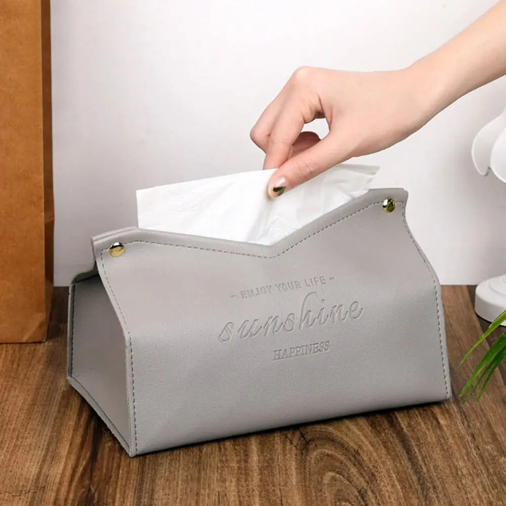 Home Living Room Decoration Large Storage Dispenser Car Tissue Box Tissue Case Paper Towel Box Napkin Holder