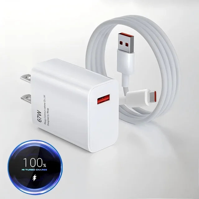 Fast Travel Charger with USB  Port  Quick  Charger for Xiaomi  100-240V,  USB Charger Adapter, Versatile Charging Hub,