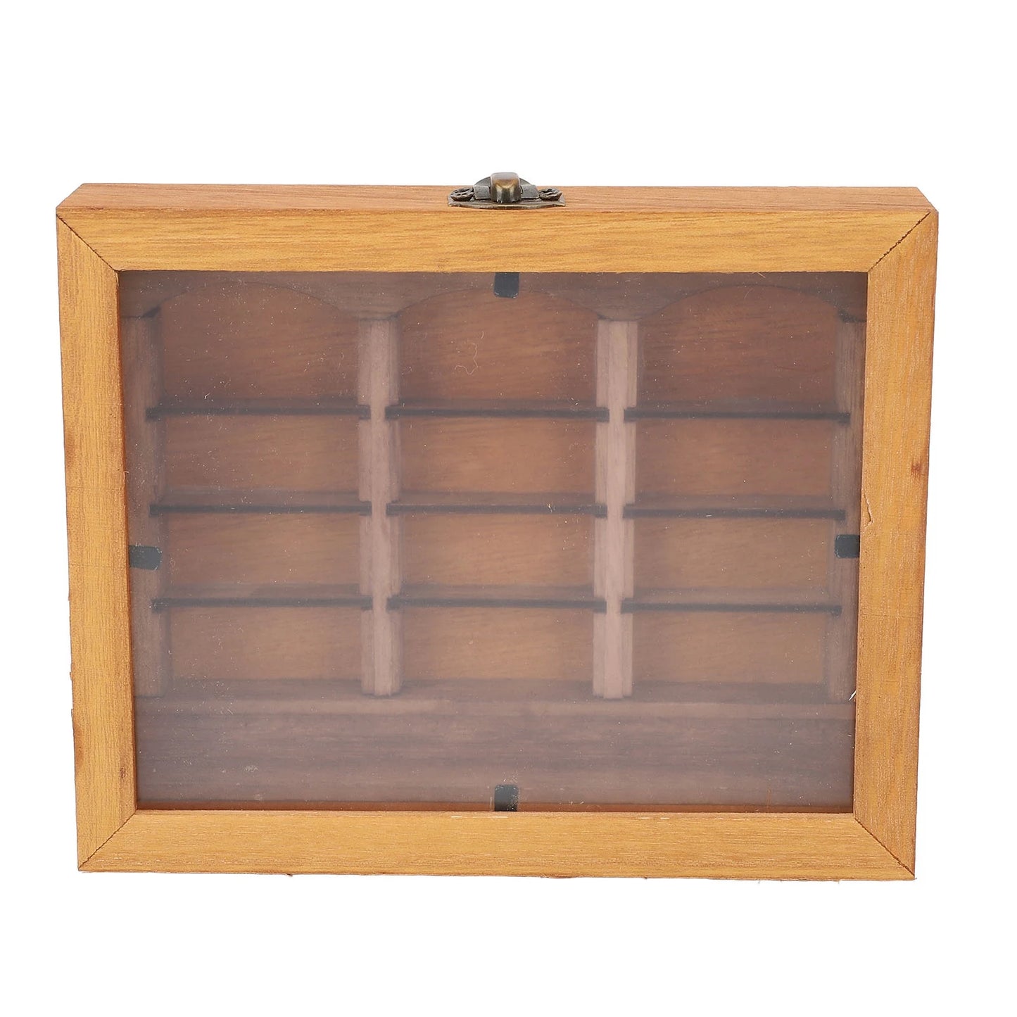 Miniature Bookshelf Decoration Miniature Book Boxes Display Shelf Relieve Stress Exquisite  Wood Stylish for Bookstore