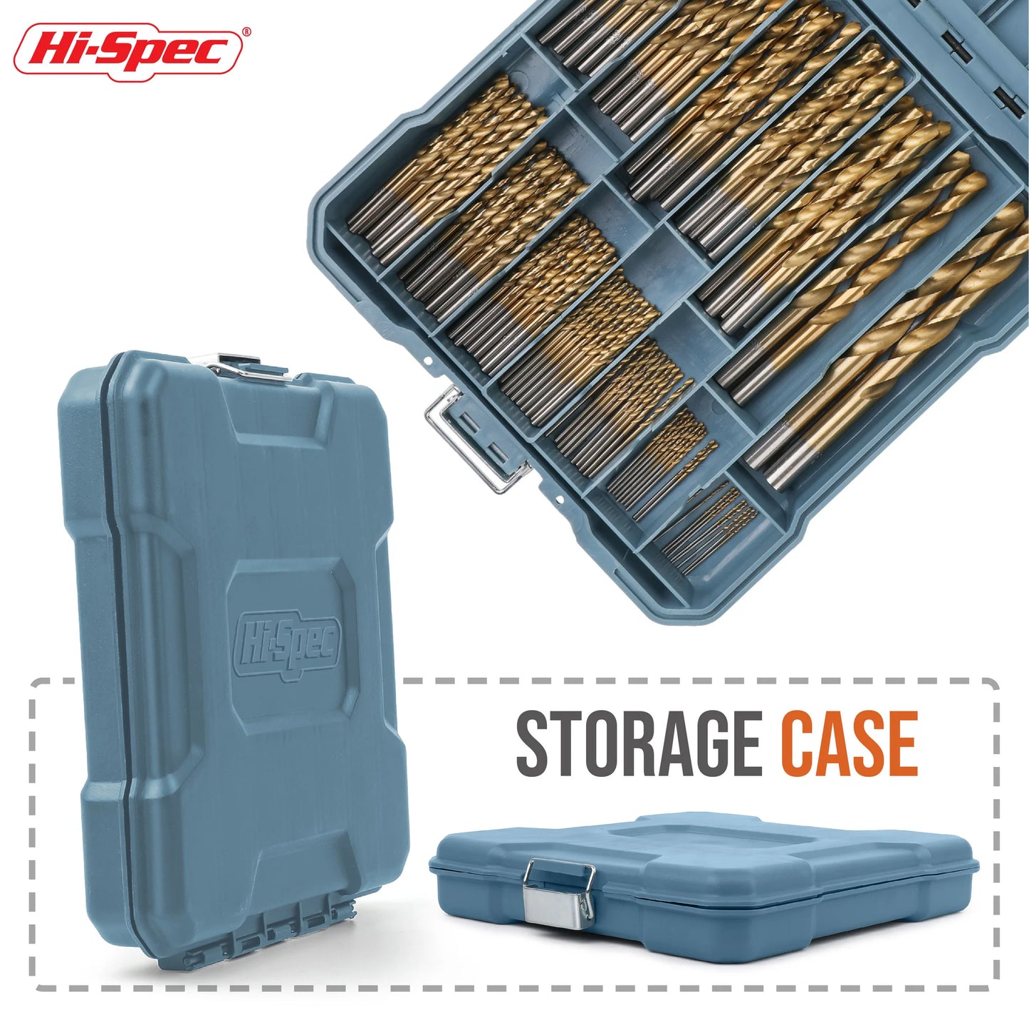 Empty Drill Bits Storage Box Toolbox Tool Accessories Woodworking Drill Bit Storage Container Nail Cutters Bit Organizer Case