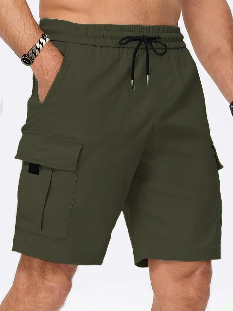 2025 Summer New Mens Cargo Shorts High Quality Light weight Multi-pocket Casual Male's Outdoor Sports Jogging Short Pants