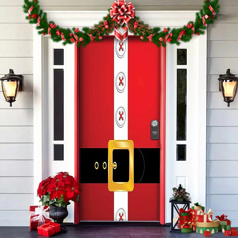 Halloween Decoration Door Curtain Cartoon Ghost Pumpkin Reindeer Home Horry Hanging Ornament Dream Party Entrance Navidad