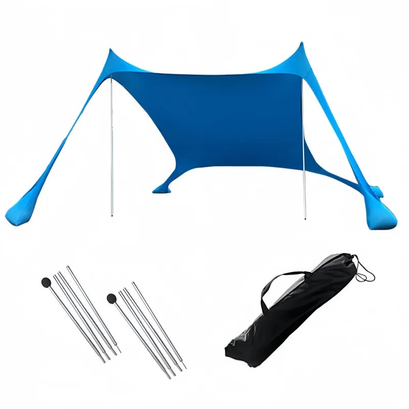Outdoor Portable Lycra Beach Canopy Portable Windproof And Sunscreen Sun Shelter Canopy Garden House Outdoor Camping Tent