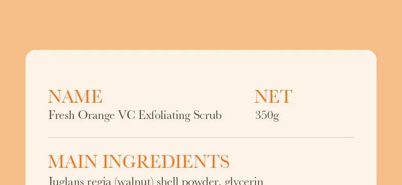 350g Body Bath Scrub, with Gentle and Fine Exfoliating Particles That Can Clean Dirt and Oil from the Skin, Improve Rough Skin Texture, Make the Skin Bright, and Give It a Silky, Smooth, and Radiant Feel - Home Care