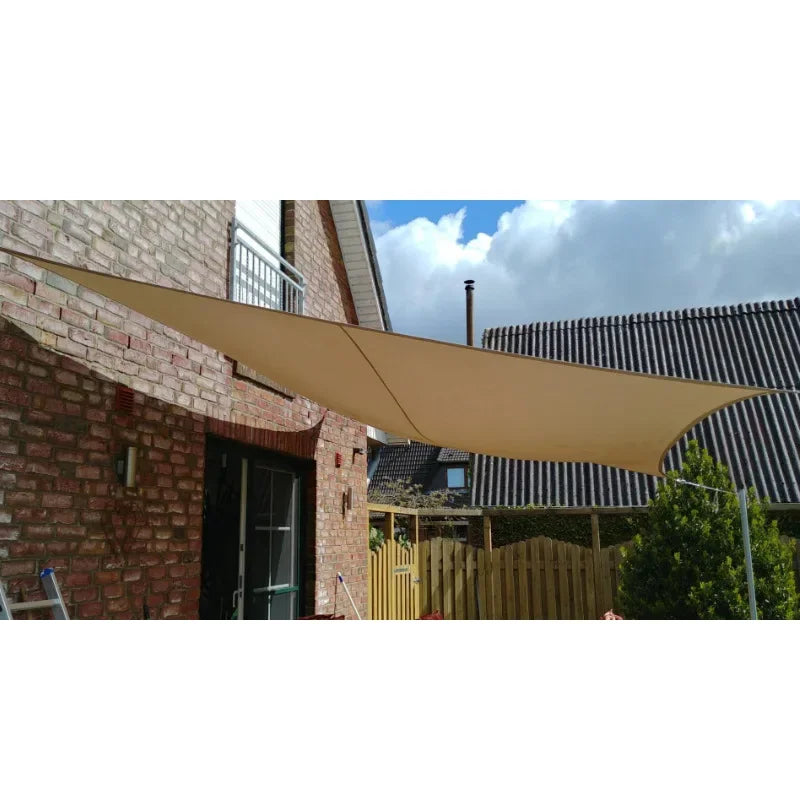 2.5x2.5M Square Shade Sail 300D Waterproof Polyester For Garden Terrace Canopy Swimming Pool Sun Shade Canvas Camping Awning