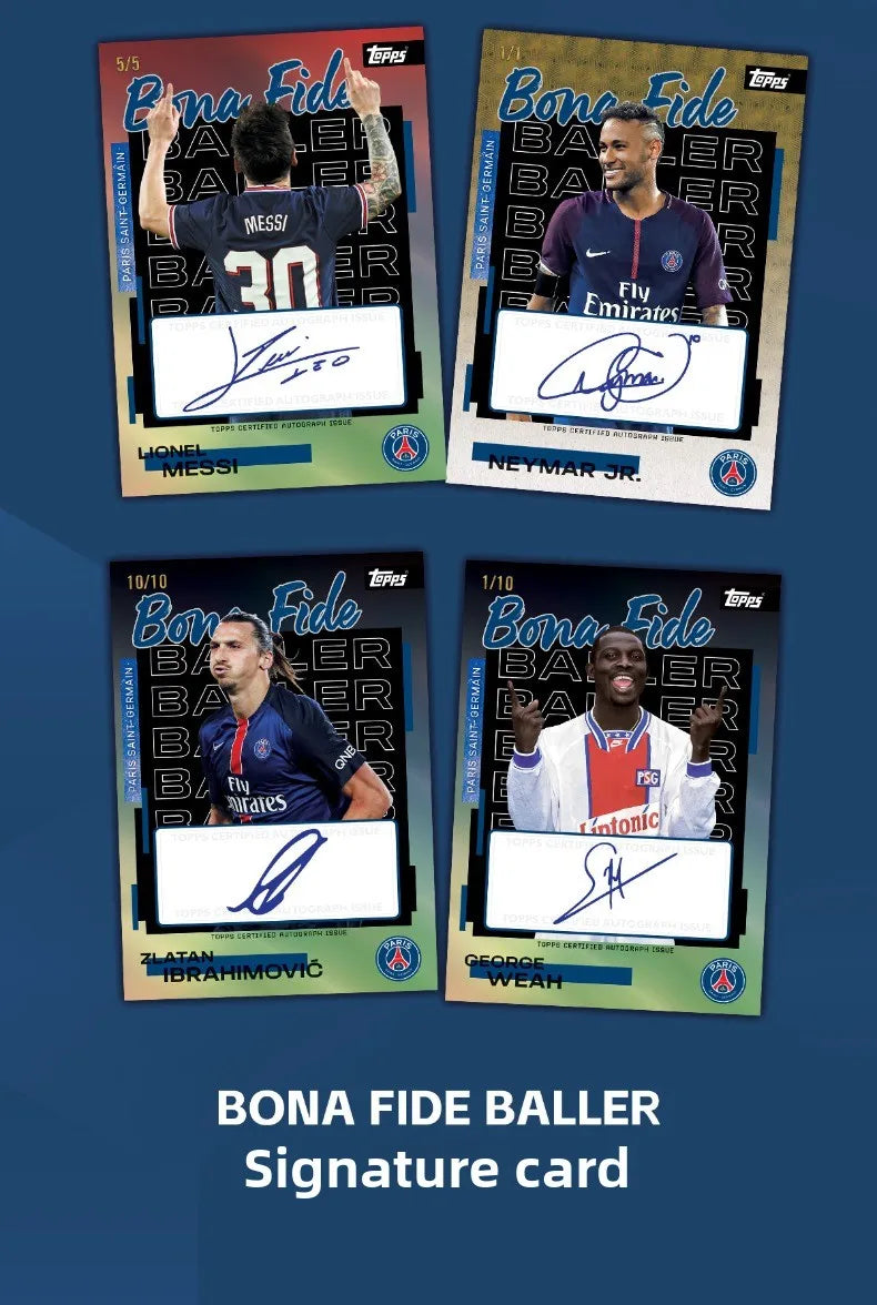 2025/26 Topps Genuine Soccer Trading Cards Man Utd PSG Juventus Chelsea Bayern Man City Barca Rare Auto Parallel Collectibles