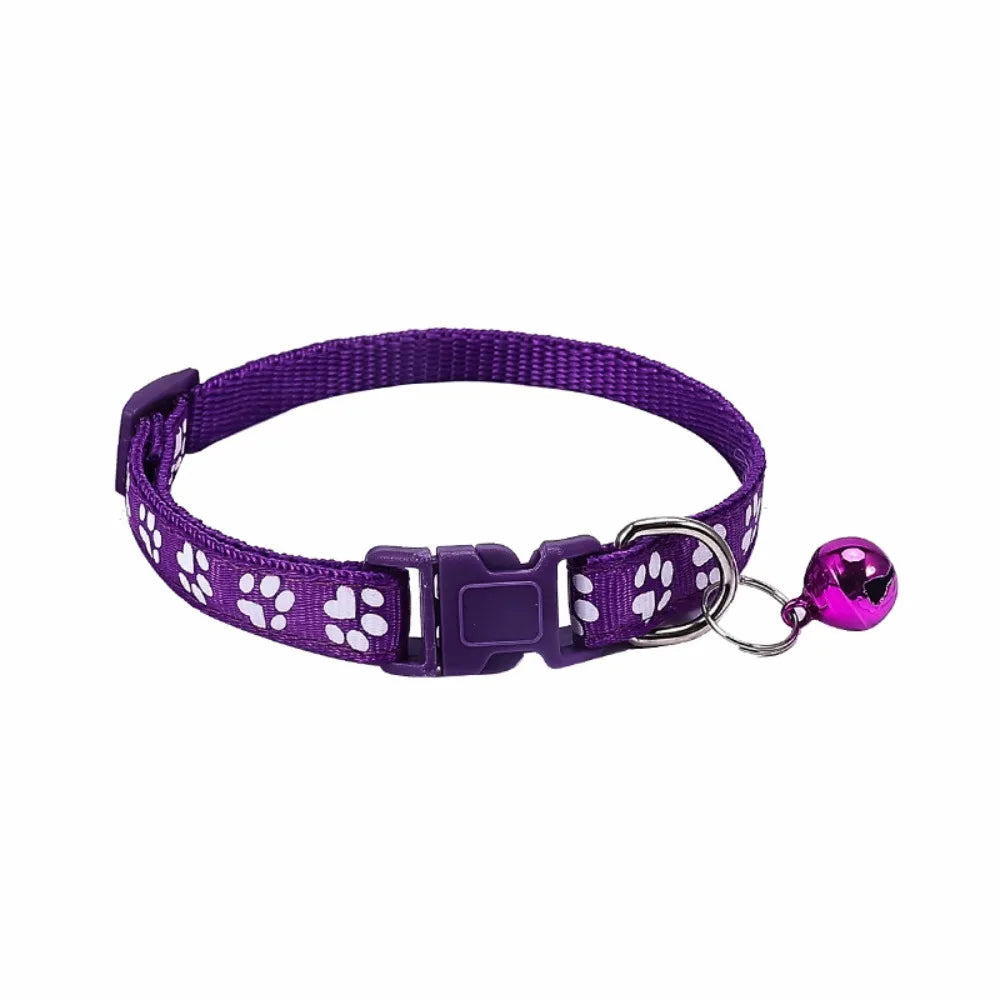 Pet Collar Universal for Cats and Dogs, Adjustable Size, Cute Pattern, Sturdy and Durable Small Cat and Dog Collar