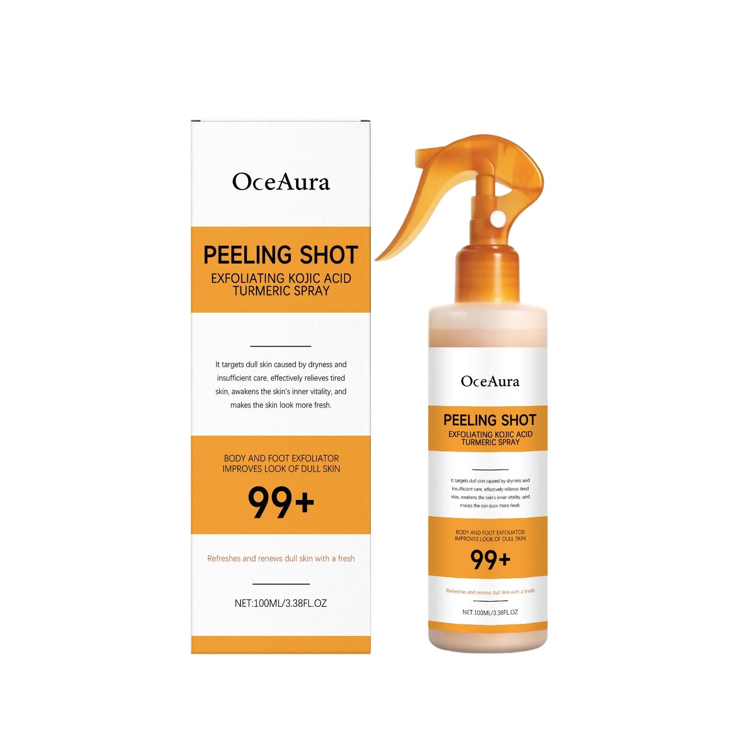 Kojic Acid Turmeric Cutin Cleaning Spray Kojic Acid Turmeric Wrapping Nourishes Hydrolyzed Collagen Glowing Skin Skin Firmness