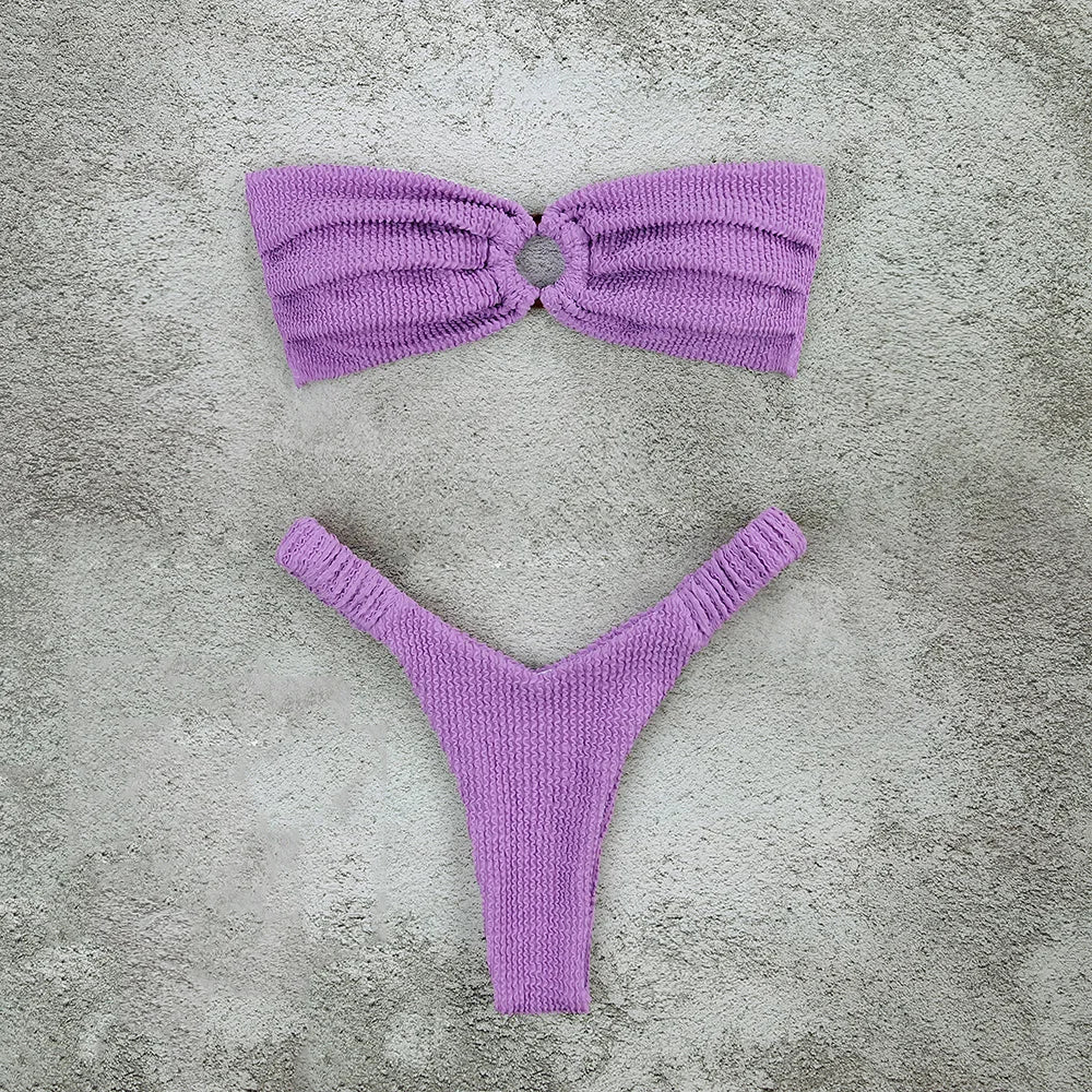 Sexy Bikini 2026 Swimsuit Women Swimwear Push Up Bikini Set Thong Brazilian Bathing Suit Beach Wear Biquini Bather Female