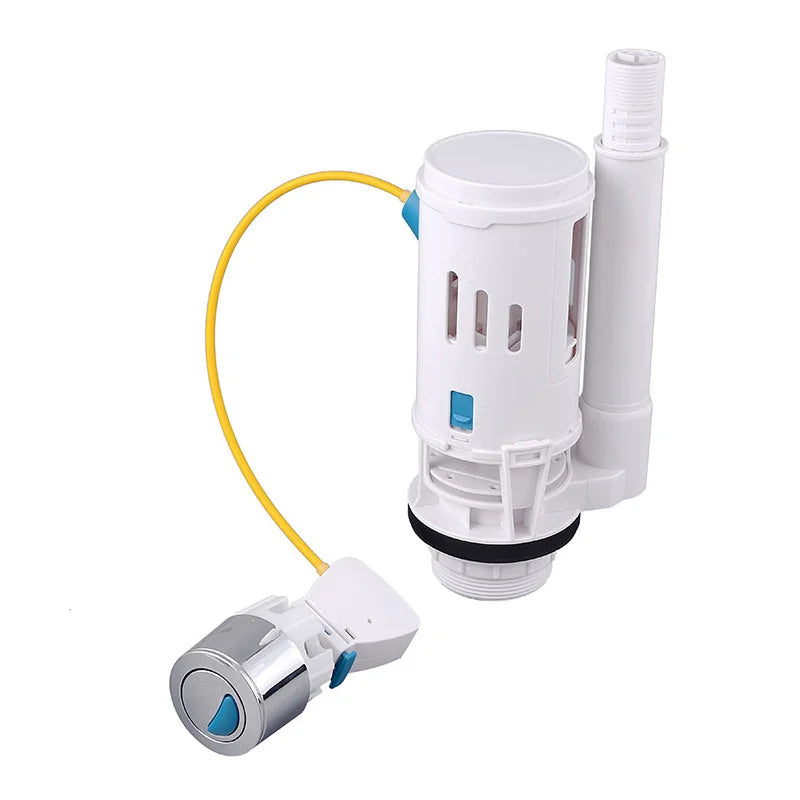 WETIPS Linear Control Toilet Fitting Outlet Valve Water Saving Flush Water Saving Flush Kit Toilet Tank Drain Fittings System