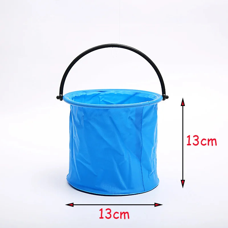 Beach Sand Bucket Toy 2Pcs Collapsible Bucket Gardening Tool Outdoor Pool Play Tool Kids Summer Water Fun Toy Birthday Gift