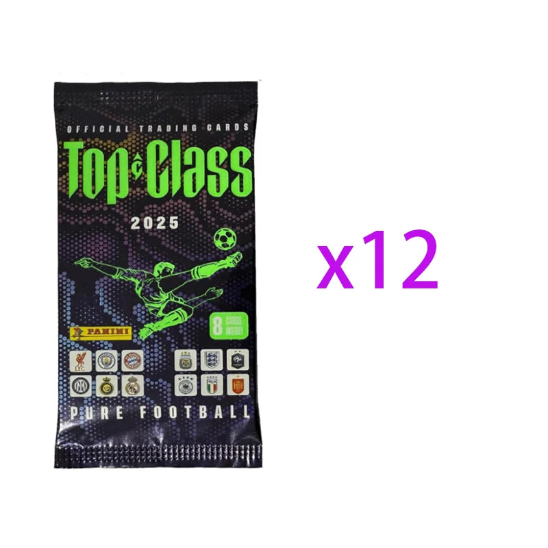 2025 Season PANINI Top Class Soccer Trading Cards Booster Pack - Limited Edition Signature Ballsuperstar Collection Fan Gift