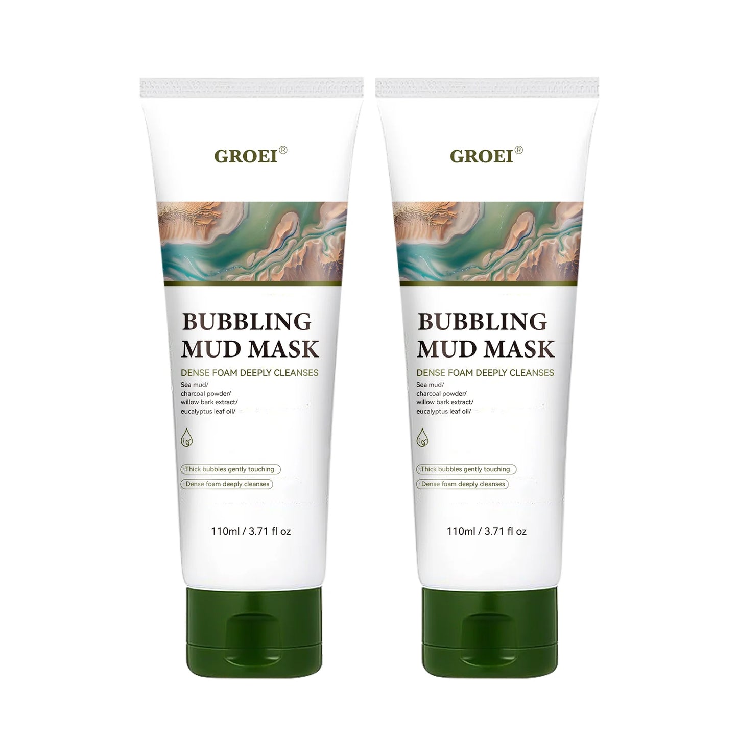 facial foam cleansing lotion deeply cleanses, removes dirt, absorbs oil, shrinks pores and cleanses the skin