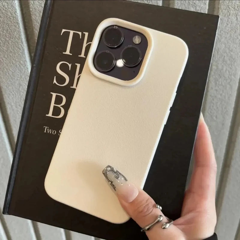 Candy Color Lichee Pattern Soft Phone Case For iPhone 17 Pro Max 11 12 13 14 15 16 Pro Max 17 Air 16E X XS XR Shockproof Cover