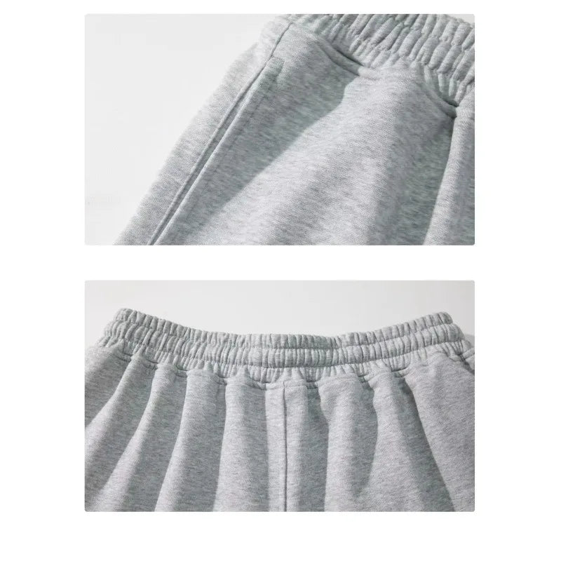 Summer Men's Shorts New Casual Loose Cotton Shorts Solid Color Comfortable and Breathable