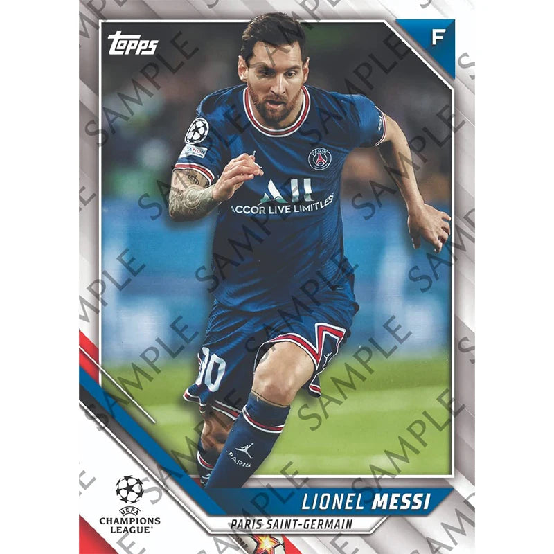 2022-2026 Topps Champions League Football Japan Edition Soccer Collection card Ronaldo Messi Limited signature