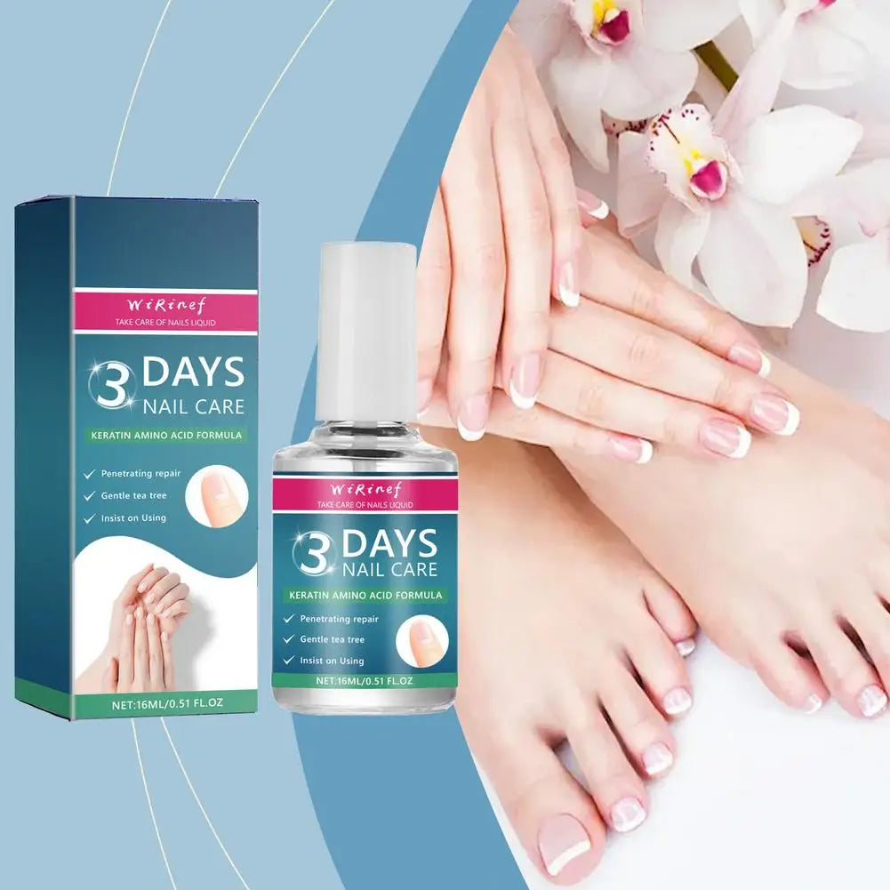 Nail Care Liquid Rapid Nail Revitalization Nourishing Liquid Rejuvenate Damaged Nails Soothing Tea Tree Care