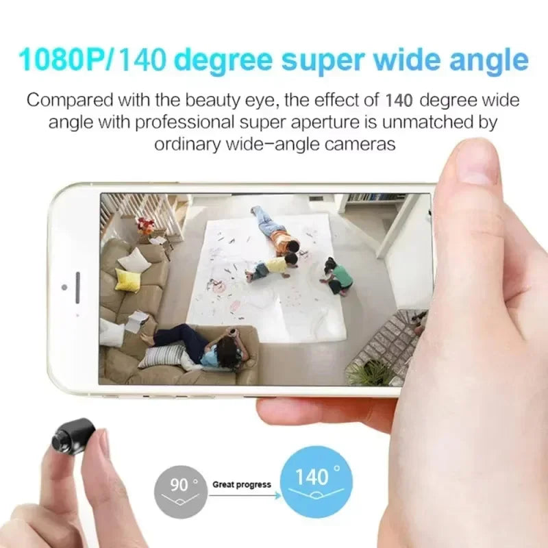 Wireless Camera 4K Surveillance Security Video Cam Night Vision Motion Detect Camcorder Mini Cam Monitor Smart Home 2026 New