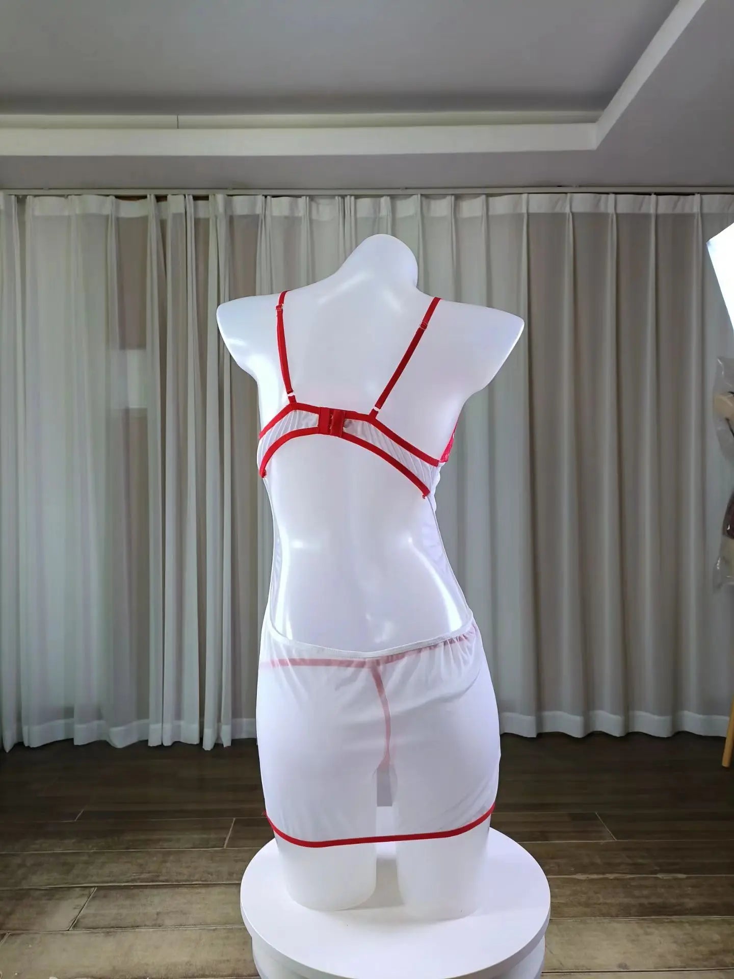Sexy Schoolgirl Cosplay Costume Sexi Lenceria Erotic Lingerie Sexy Lingerie Babydoll Maid Nurse Cosplay Uniform Lace Dress