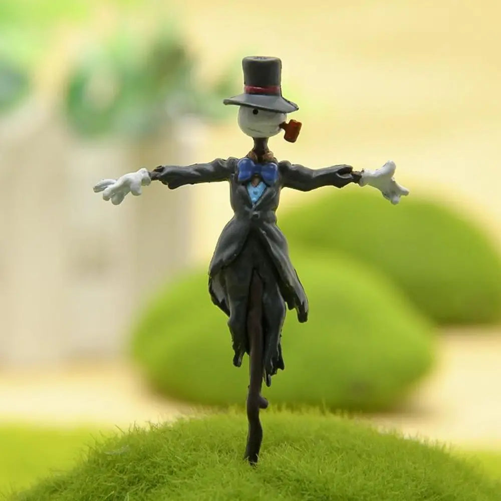 New DIY Landscape Decoration Mini Resin Scarecrow Statue Funny Cartoon Toy Ornaments