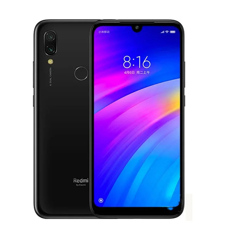 Global firmware Xiaomi Redmi 7 smartphone Dual Camera Dual SIM Solt Cellphone Android  used phone