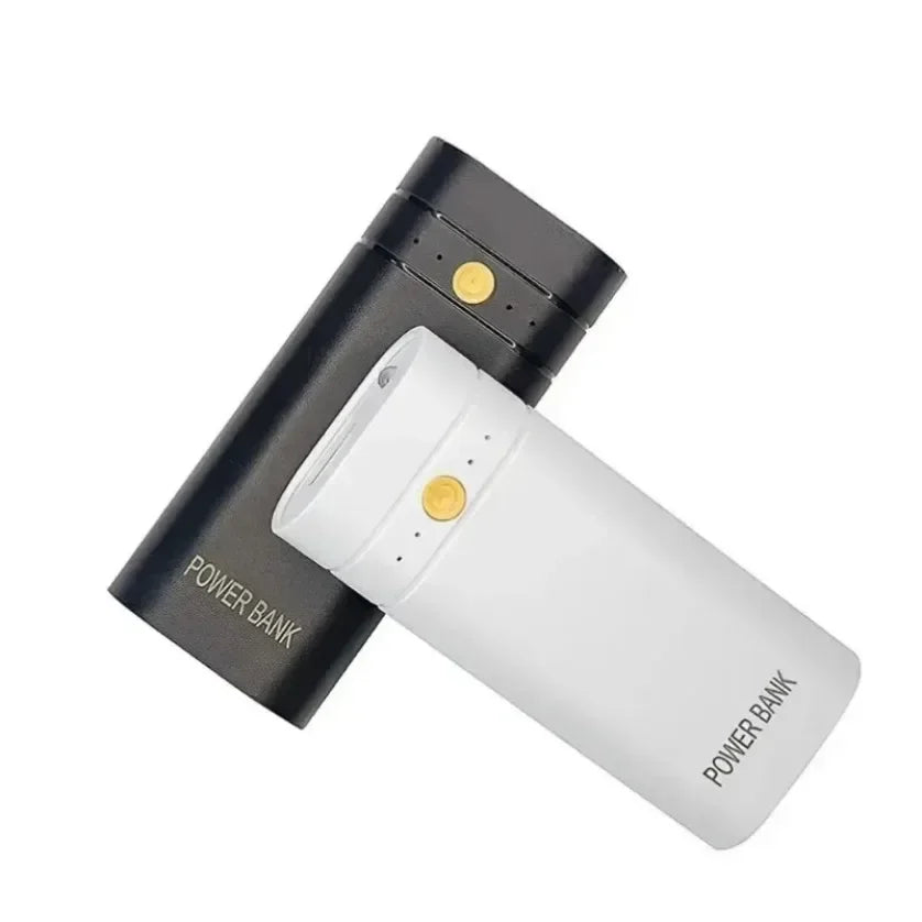 DIY Power Bank Box For Phone Electronic Charging Not Including Batteries 6000mAh 5V 2A 2X 18650 USB Type-C Battery Charger Case