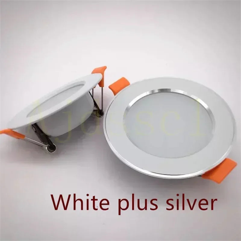 Dimmable LED Downlight Tri-tone light 110/220V Spot 5W 7W 9W 12W 15W Recessed in LED Ceiling Downlight Light Warm white Lamp