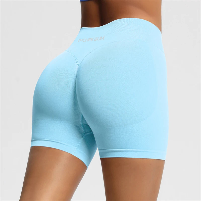 BUM Shaping Yoga Shorts Woman Stretch Breathable Peach Hip Fitness Running Shorts Hip High Stretch Impact Wicks Gym Shorts