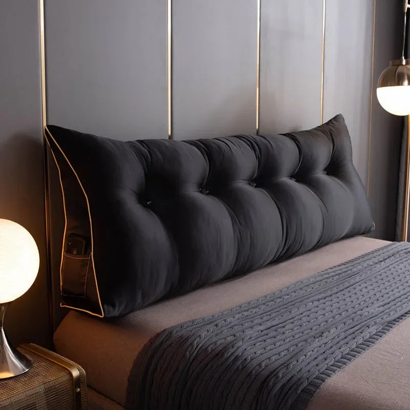 FORMTHEO Large Silk Like Cushion Long Pillow Bed Headboard Tatami Backrest