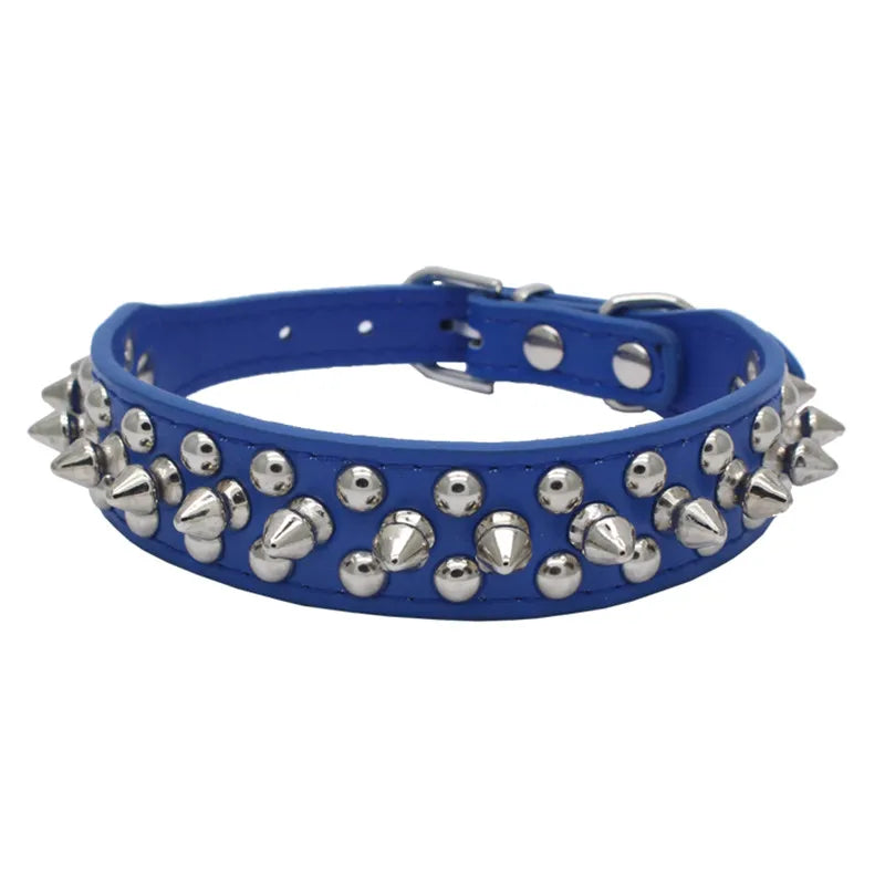 Anti-bite Spiked Studded Pet Dog Collar for Small Medium Large Dogs Sport Padded Bulldog Pug Puppy Big Dog Collars Pets Supplies